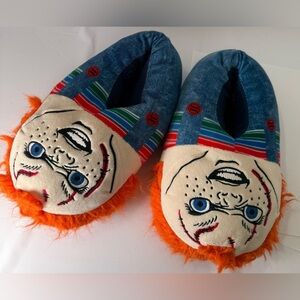 Chucky Halloween Plush Slippers Size S/m Womens